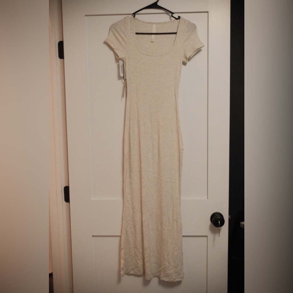 Aritzia Cream Maxi Dress